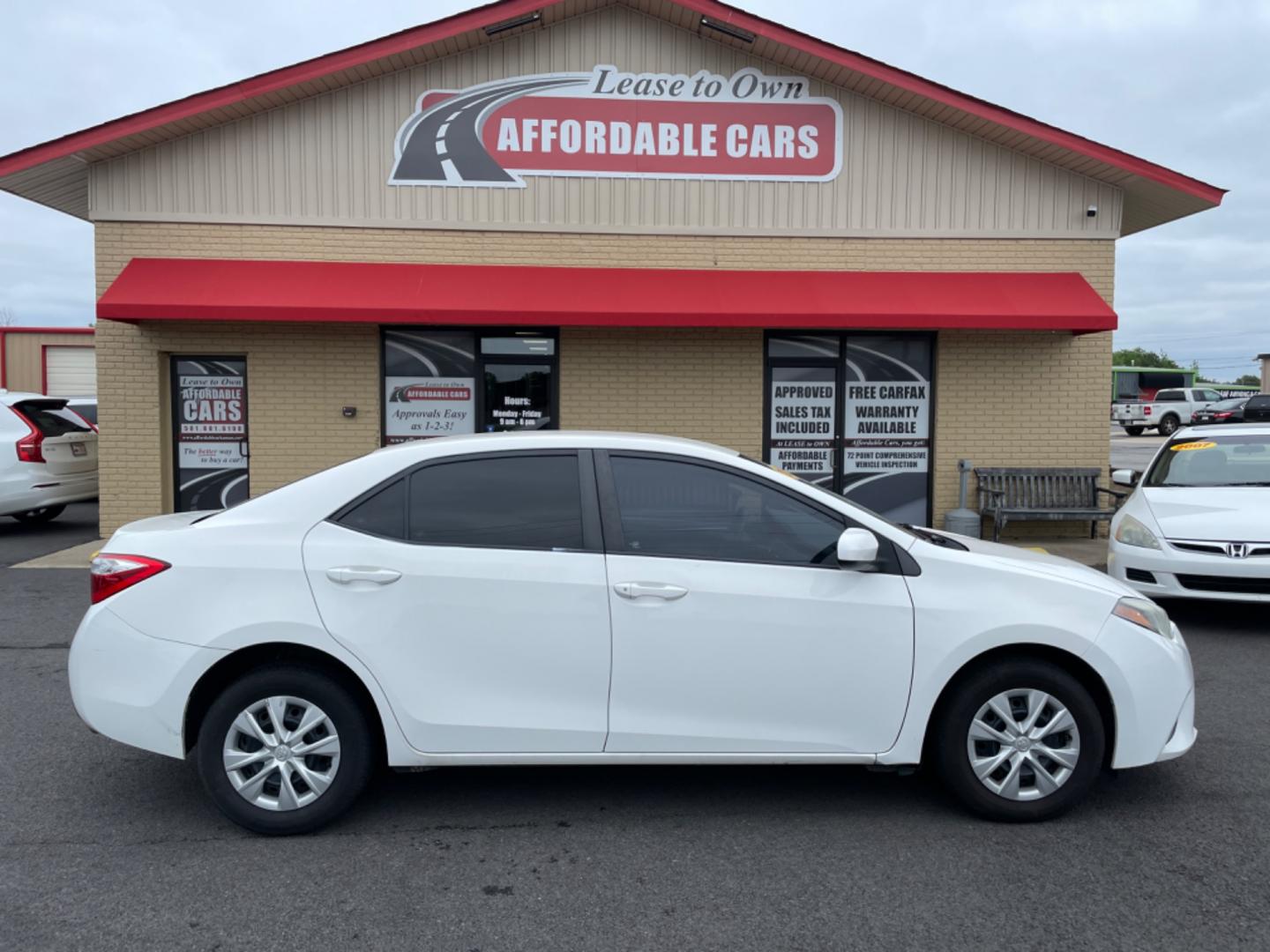 2016 White Toyota Corolla (5YFBURHE8GP) with an 4-Cyl, 1.8 Liter engine, Automatic, CVTi-S transmission, located at 8008 Warden Rd, Sherwood, AR, 72120, (501) 801-6100, 34.830078, -92.186684 - Photo#0